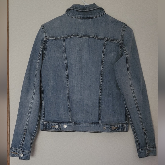 Levi's Denim Original Trucker Jean Jacket Pockets Medium Wash Sz M - Picture 8 of 9